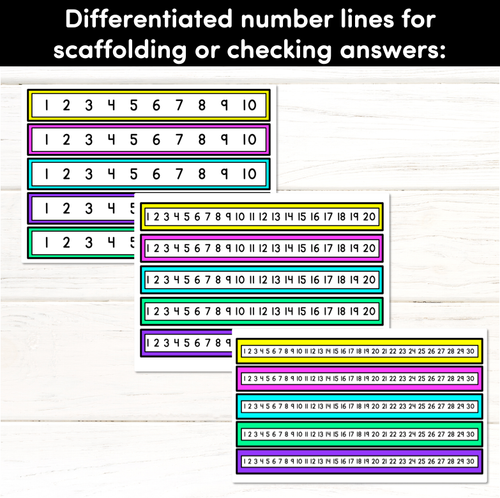 Resource preview 3 for Kindergarten Number Center | Disappearing Digits