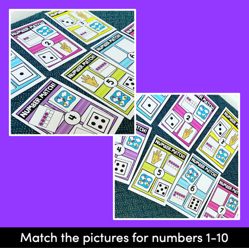 Resource preview 2 for NUMBER MATCH ACTIVITY | Numbers 1-10