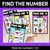 1 for Kindergarten Math Game | Find the Number | 1-20