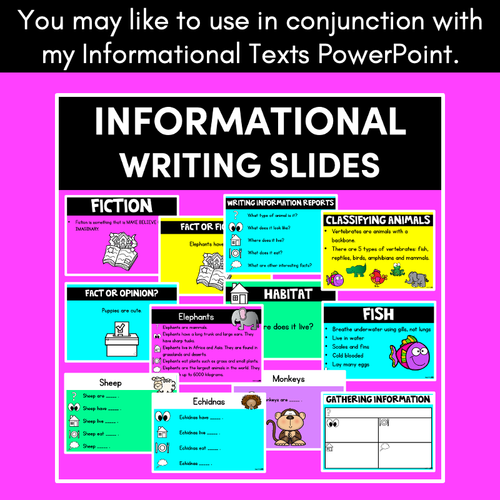 Resource preview 4 for Informational Writing Posters