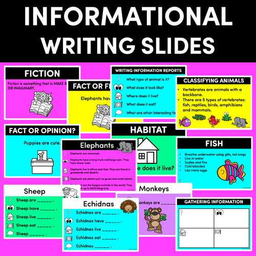 Resource preview 1 for Informational Texts Powerpoint