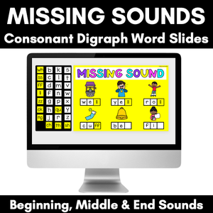 Missing Sounds Digital Activity | Common Digraphs