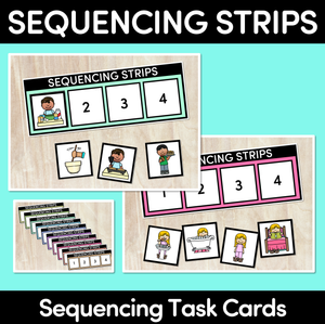 Sequencing Strip Task Cards
