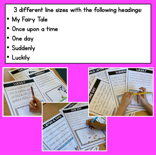Resource preview 2 for Narrative Writing Publishing Templates