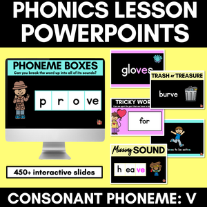 Consonant Sound V PowerPoint | V VE