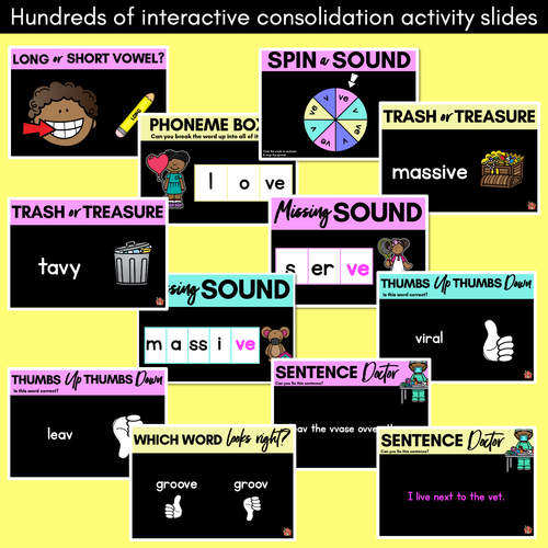 Resource preview 4 for Consonant Sound V PowerPoint | V VE