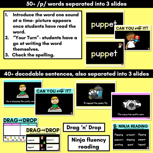 Resource preview 3 for Consonant Sound P PowerPoint | P PP