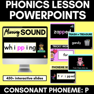 Consonant Sound P PowerPoint | P PP
