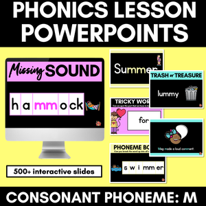 Consonant Sound M PowerPoint | M MM