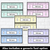 3 for PASTEL CLASSROOM DECOR Desk Plates