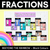 1 for FRACTIONS POSTERS - The Kasey Rainbow Collection - Rainbow Block Colours