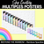 1 for MULTIPLES & SKIP COUNTING POSTERS - The Kasey Rainbow Collection - Rainbow Speckles