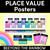 1 for PLACE VALUE POSTERS - The Kasey Rainbow Collection - Rainbow Block Colours