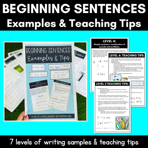 Resource preview 1 for How To Teach Beginning Writing | A Free Guide