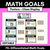 1 for EDITABLE Math Learning Goal POSTERS