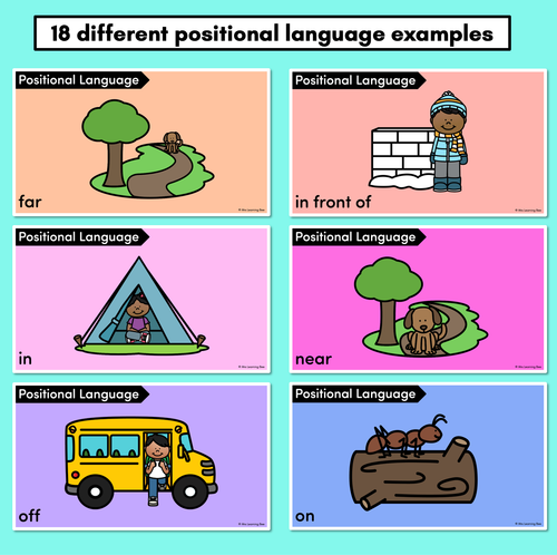 Resource preview 3 for Positional Language Digital Slides - Position Words 