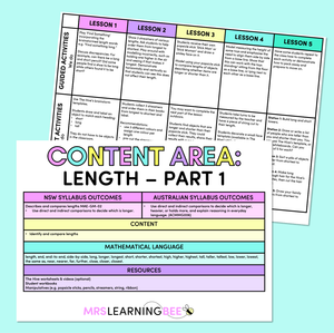 Length Part 1 - Kindergarten/Foundation Program