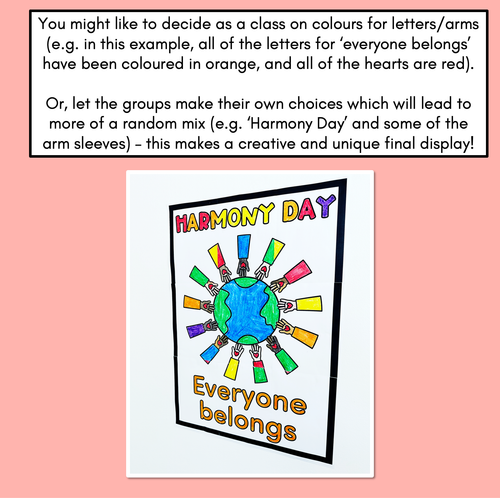 Resource preview 2 for Harmony Day Collaborative Class Artwork Activity