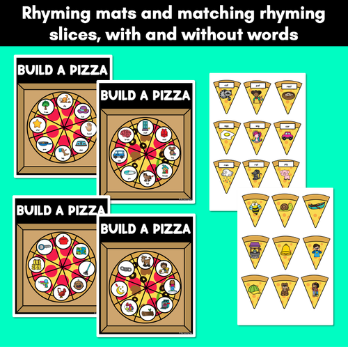 Resource preview 2 for Rhyme Game | Build A Pizza