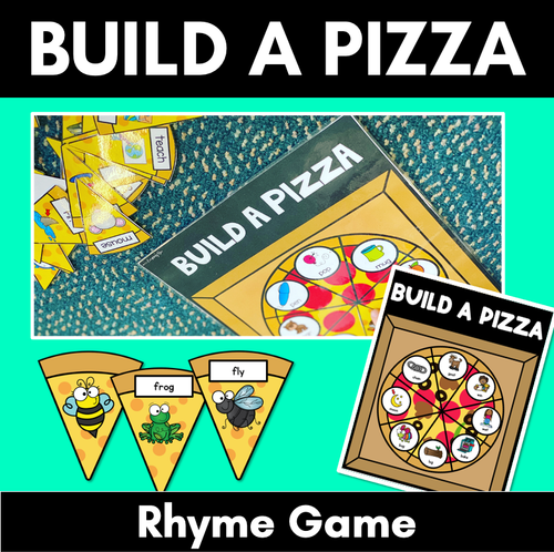 Resource preview 1 for Rhyme Game | Build A Pizza