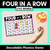 1 for CVC Words Phonics Game - Four in A Row Decodable Words Activity