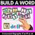 1 for LL SS FF ZZ CK Consonant Digraph Word Building Cards