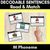 1 for M Phoneme Decodable Sentences - Read and Match