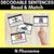 1 for N Phoneme Decodable Sentences - Read & Match