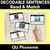 1 for QU Phoneme Decodable Sentences - Read & Match