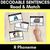 1 for R Phoneme Decodable Sentences - Read & Match