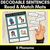 1 for S Phoneme Decodable Sentence Mats - Read & Match