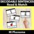 1 for W Phoneme Decodable Sentences - Read & Match