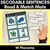 1 for W Phoneme Decodable Sentence Mats - Read & Match