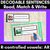 1 for R-Controlled Vowels AR Phoneme Decodable Sentences - Read, Match & Write