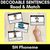 1 for SH Phoneme Decodable Sentences - Read & Match