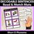 1 for Short O Phoneme Decodable Sentence Mats - Read & Match