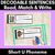 1 for Short U Phoneme Decodable Sentences - Read, Match & Write