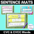 1 for Sentence Mats for CVC Words & CVCC CCVC Words