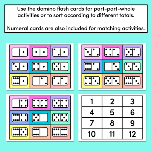 Resource preview 3 for Dominoes Flash Cards 