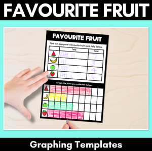 Favourite Fruit Graphing Templates