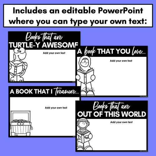 Resource preview 3 for WRAP A STORY BOOK - Book Week or Start/End of Year Classroom Book Activity