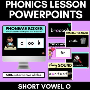 Short Vowel Sound O PowerPoint - O, A
