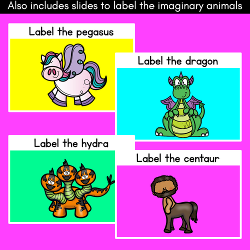 Resource preview 2 for IMAGINARY ANIMALS Information Writing Slides