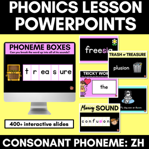 Consonant Sound ZH PowerPoint - SI, S