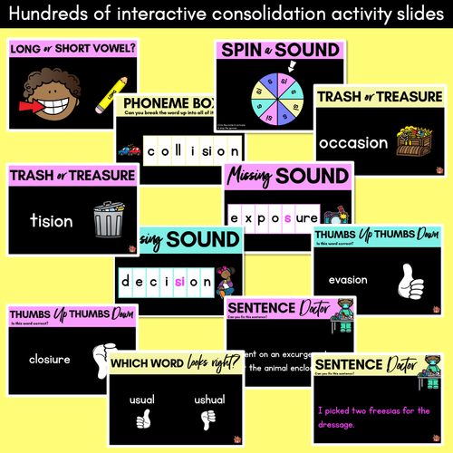 Resource preview 4 for Consonant Sound ZH PowerPoint - SI, S