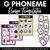 1 for G SOUND BINGO - Ways to spell the /g/ phoneme