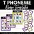 1 for T SOUND BINGO - Ways to spell the /t/ phoneme