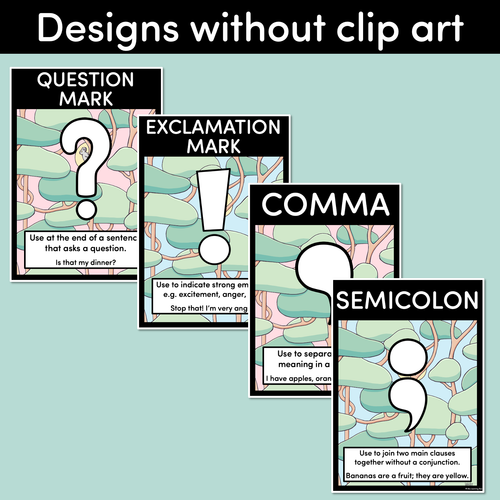 Resource preview 3 for PUNCTUATION POSTERS - The Brentos Collection - Koala Forest