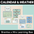1 for CALENDAR & WEATHER DISPLAY- The Brentos Collection
