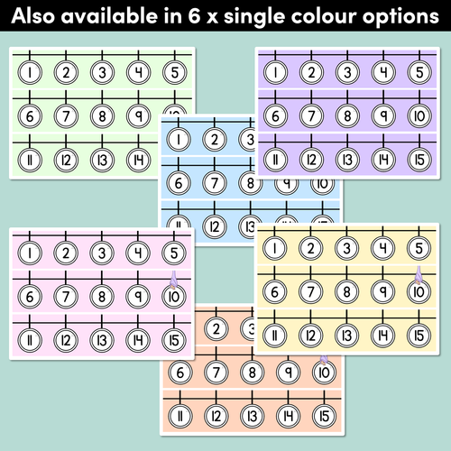 Resource preview 3 for NUMBER LINE DISPLAY - The Brentos Collection 